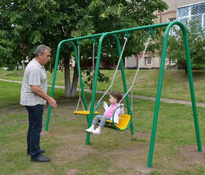 Новая площадка для детей города Ефремова