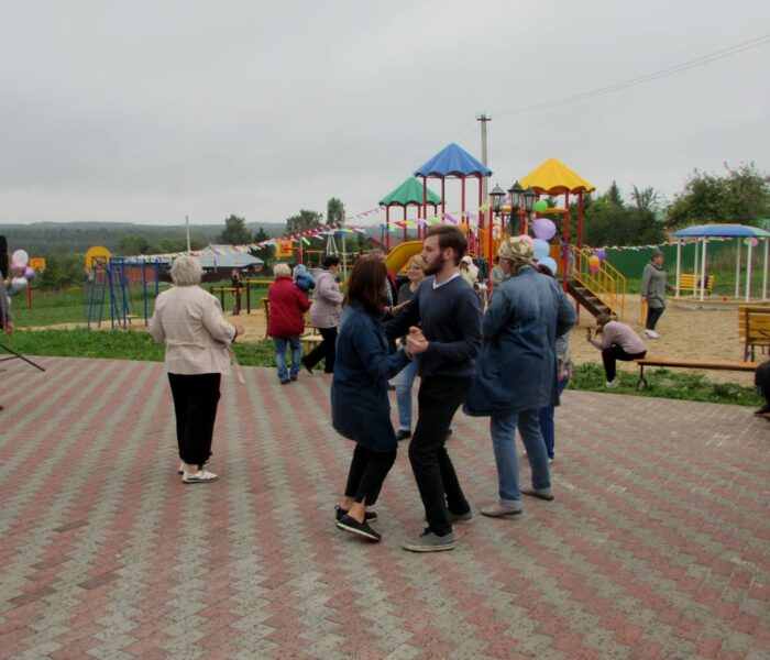 Открытие детско-спортивной площадки в с.Першино Алексинского района