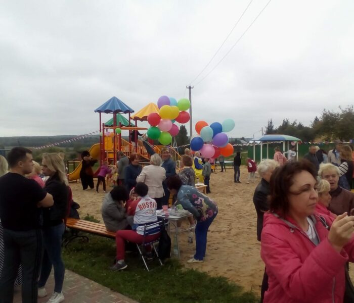 Открытие детско-спортивной площадки в с.Першино Алексинского района