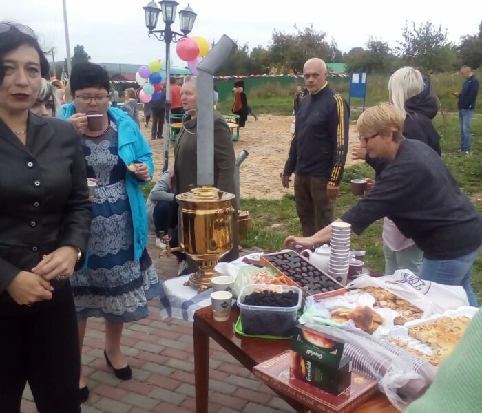 Открытие детско-спортивной площадки в с.Першино Алексинского района