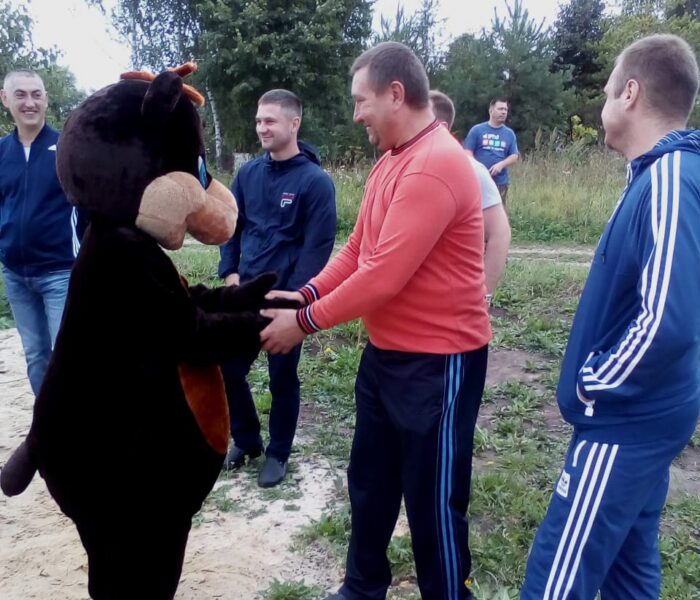 Открытие детско-спортивной площадки в с.Першино Алексинского района