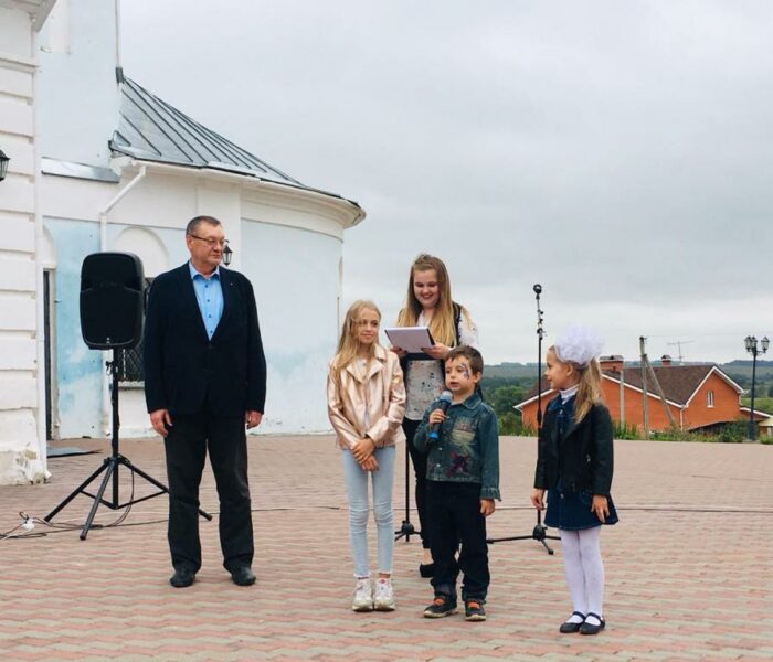 Открытие детско-спортивной площадки в с.Першино Алексинского района