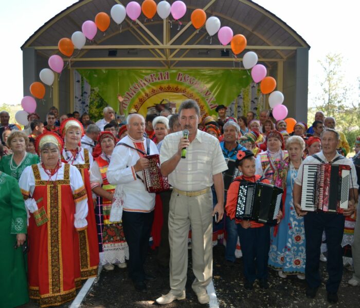 Открытие сценического пространства  в с.Ломовка Богородицкого района