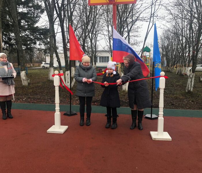Открытие спортивной площадки в д. Новое Жуково Плавского района