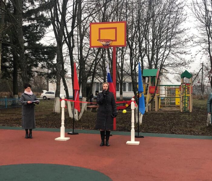 Открытие спортивной площадки в д. Новое Жуково Плавского района