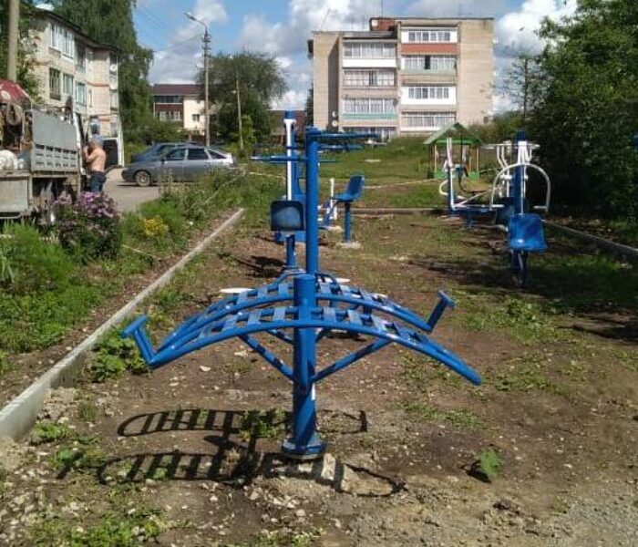В селе Ненашево Заокского района работы по проекту ТОС «Радуга» движутся к завершению!