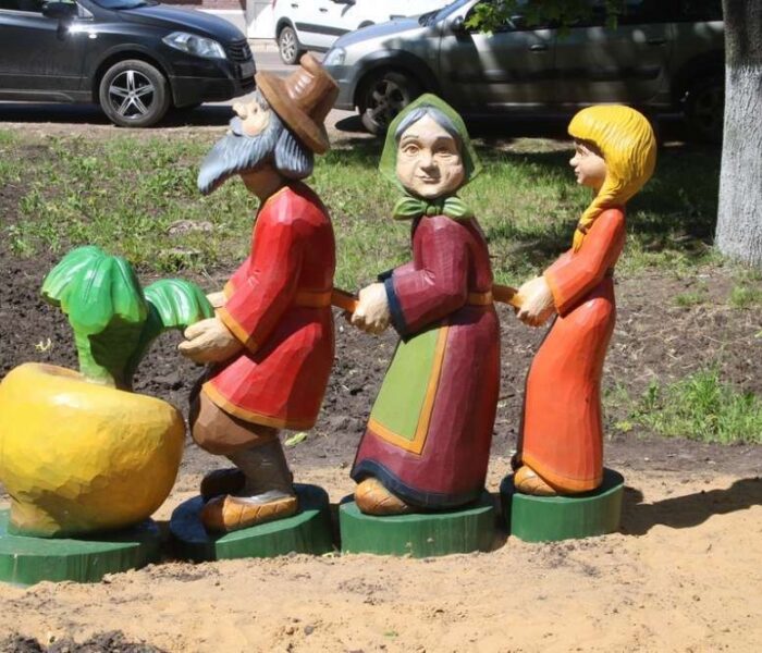 Новый сквер «В гостях у сказки»! ТОС «Ширинский» реализовал проект-победитель конкурса Фонда президентских грантов