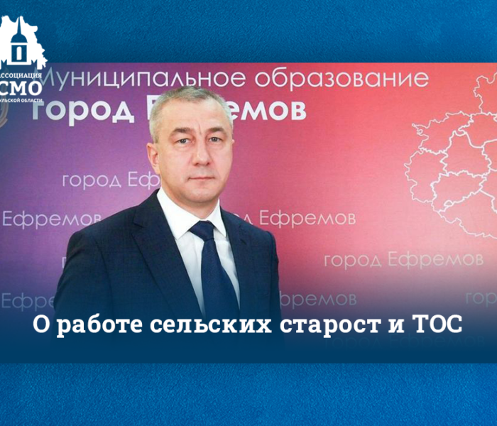 Чем полезны сельские старосты и руководители ТОС в городе Ефремов