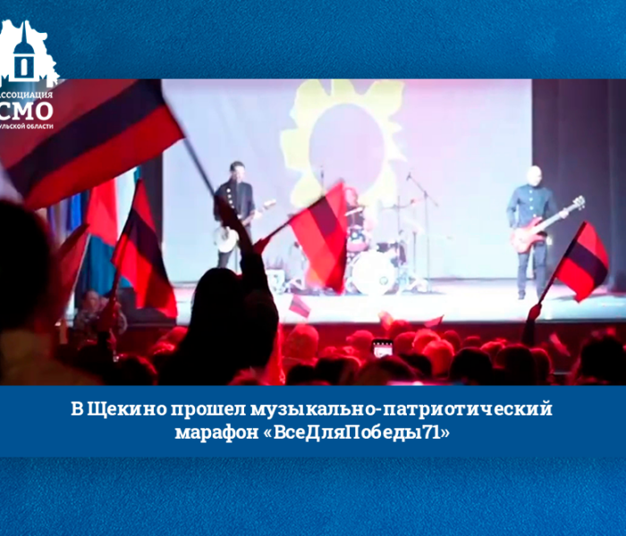 В Щекино прошел музыкально-патриотический марафон «ВсеДляПобеды71»
